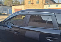 Mazda CX-5 2012-2017 Window Deflectors with Chrome Trim Niken Luxury (4 pcs) photo 4