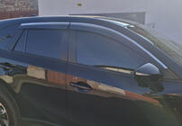 Mazda CX-5 2012-2017 Window Deflectors with Chrome Trim Niken Luxury (4 pcs) photo 3