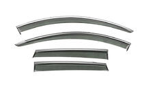 Mazda CX-5 2012-2017 Window Deflectors with Chrome Trim Niken Luxury (4 pcs) photo 5