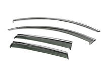 Mazda CX-5 2012-2017 Window Deflectors with Chrome Trim Niken Luxury (4 pcs) photo 6