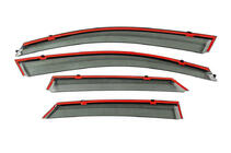Mazda CX-30 2019- Window Deflectors with Chrome Trim Niken Luxury (4 pcs) photo 3