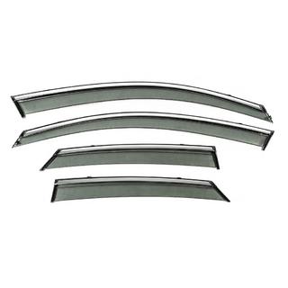 Window Deflectors with Chrome Trim Niken Luxury (4 pcs) Mazda CX-30 2019- photo 1