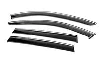Mazda CX-50 2022- Window Deflectors with Chrome Trim Niken Luxury (4 pcs) photo 2