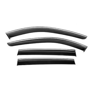 Window Deflectors with Chrome Trim Niken Luxury (4 pcs) Mazda CX-50 2022- photo 1