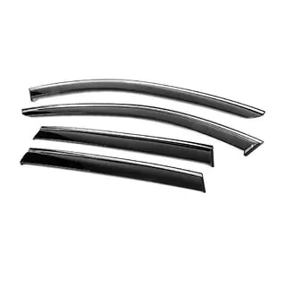 Window Deflectors with Chrome Trim Niken Luxury (4 pcs) photo 2