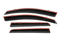 Nissan Qashqai 2007-2010 Window Deflectors with Chrome Trim Niken Luxury (4 pcs) photo 3
