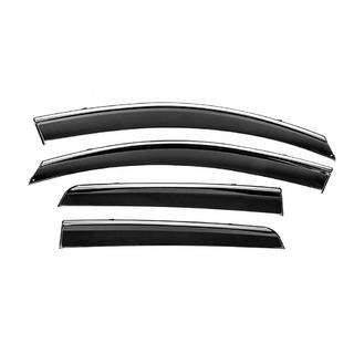 Window Deflectors with Chrome Trim Niken Luxury (4 pcs)