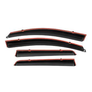 Window Deflectors with Chrome Trim Niken Luxury (4 pcs) Nissan Qashqai 2010-2014 photo 3