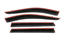 Nissan X-trail T32/Rogue 2014-2021 Window Deflectors with Chrome Trim Niken Luxury (4 pcs) photo 3