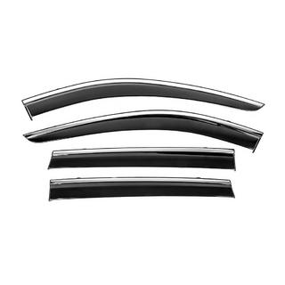 Window Deflectors with Chrome Trim Niken Luxury (4 pcs) photo 1