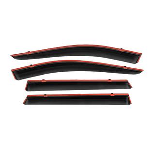 Window Deflectors with Chrome Trim Niken Luxury (4 pcs) photo 3