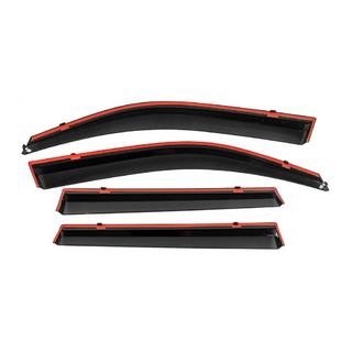 Window Deflectors with Chrome Trim Niken Luxury (4 pcs) photo 3