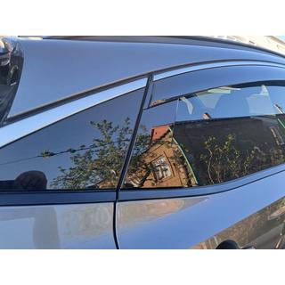 Window Deflectors with Chrome Trim Niken Luxury (4 pcs) photo 4