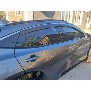 Window Deflectors with Chrome Trim Niken Luxury (4 pcs) photo 2
