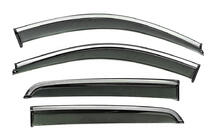 Renault City K-ZE 2021- Window Deflectors with Chrome Trim Niken Luxury (4 pcs) photo 1