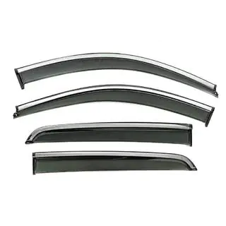 Window Deflectors with Chrome Trim Niken Luxury (4 pcs) photo 1
