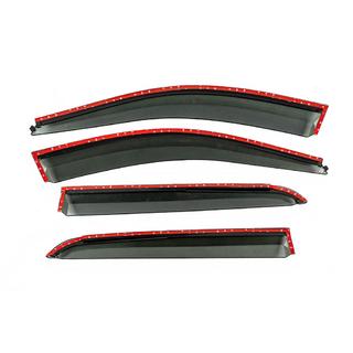 Window Deflectors with Chrome Trim Niken Luxury (4 pcs) photo 3