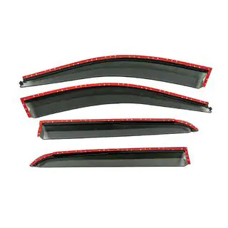 Window Deflectors with Chrome Trim Niken Luxury (4 pcs) photo 3