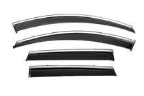 Renault Kadjar 2015-2022 Window Deflectors with Chrome Trim Niken Luxury (4 pcs) photo 1