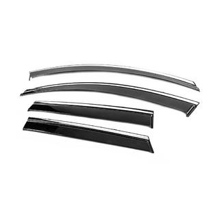 Window Deflectors with Chrome Trim Niken Luxury (4 pcs) Renault Kadjar 2015-2022 photo 2