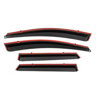 Window Deflectors with Chrome Trim Niken Luxury (4 pcs) Renault Kadjar 2015-2022 photo 3