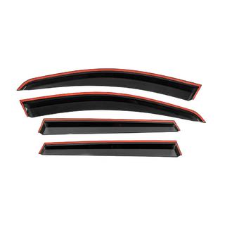 Window Deflectors with Chrome Trim Niken Luxury (4 pcs) photo 3