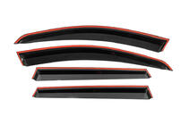 Renault Duster 2008–2017 Window Deflectors with Chrome Trim Niken Luxury (4 pcs) photo 3