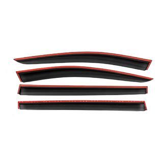 Window Deflectors with Chrome Trim Niken Luxury (4 pcs) photo 3