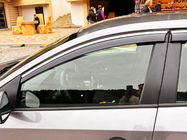 Renault Fluence 2009-2016 Window Deflectors with Chrome Trim Niken Luxury (4 pcs) photo 3