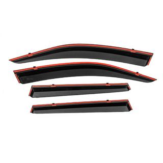 Window Deflectors with Chrome Trim Niken Luxury (4 pcs) photo 3