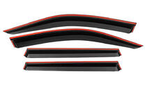 Subaru Forester 2018-2024 Window Deflectors with Chrome Trim Niken Luxury (4 pcs) photo 3