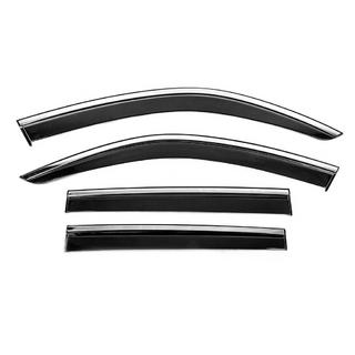Window Deflectors with Chrome Trim Niken Luxury (4 pcs) photo 1