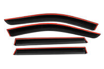 Subaru Outback 2009-2014 Window Deflectors with Chrome Trim Niken Luxury (4 pcs) photo 3