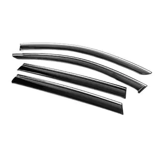 Window Deflectors with Chrome Trim Niken Luxury (4 pcs) photo 2