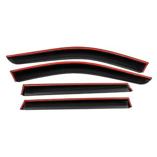 Window Deflectors with Chrome Trim Niken Luxury (4 pcs) photo 3