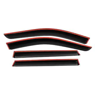 Window Deflectors with Chrome Trim Niken Luxury (4 pcs) photo 3