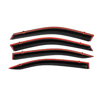 Window Deflectors with Chrome Trim Niken Luxury (SD, 4 pcs) Skoda Octavia IV A8 2020- photo 3