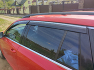 Skoda Octavia III A7 2013-2019 Window Deflectors with Chrome Trim Niken Luxury (SW, 4 pcs) photo 2