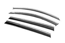 Skoda Octavia III A7 2013-2019 Window Deflectors with Chrome Trim Niken Luxury (SW, 4 pcs) photo 5