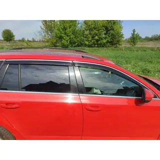 Window Deflectors with Chrome Trim Niken Luxury (SW, 4 pcs) photo 1