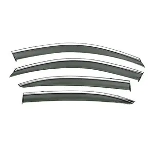 Window Deflectors with Chrome Trim Niken Luxury (SD, 4 pcs) photo 1