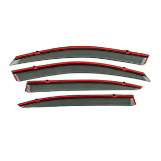 Window Deflectors with Chrome Trim Niken Luxury (SD, 4 pcs) photo 4