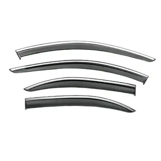 Window Deflectors with Chrome Trim Niken Luxury (4 pcs) photo 3