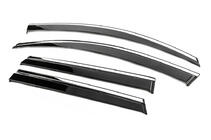 Skoda Karoq 2018- Window Deflectors with Chrome Trim Niken Luxury (2018-2022, 4 pcs) photo 2