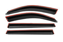 Skoda Kodiaq 2016-2023 Window Deflectors with Chrome Trim Niken Luxury (4 pcs) photo 3