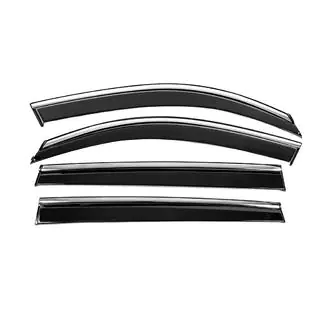 Window Deflectors with Chrome Trim Niken Luxury (4 pcs)