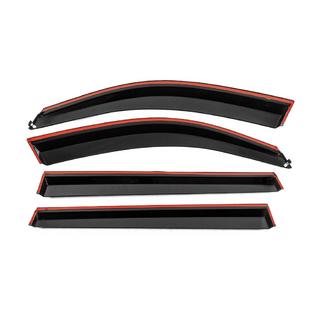 Window Deflectors with Chrome Trim Niken Luxury (4 pcs) photo 3