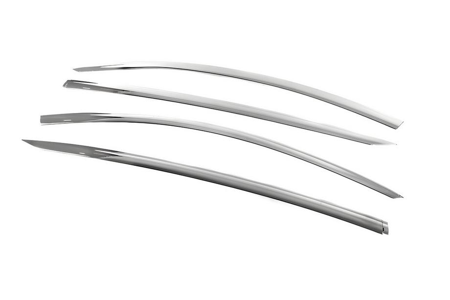 Tesla Model Y 2020- Chrome Window Deflectors Niken Luxury (4 pcs) Photo 2