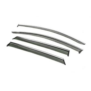 Window Deflectors with Chrome Trim Niken Luxury (4 pcs) photo 2