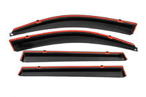 Toyota Rav 4 2006-2013 Window Deflectors with Chrome Trim Niken Luxury (4 pcs, Long) photo 3